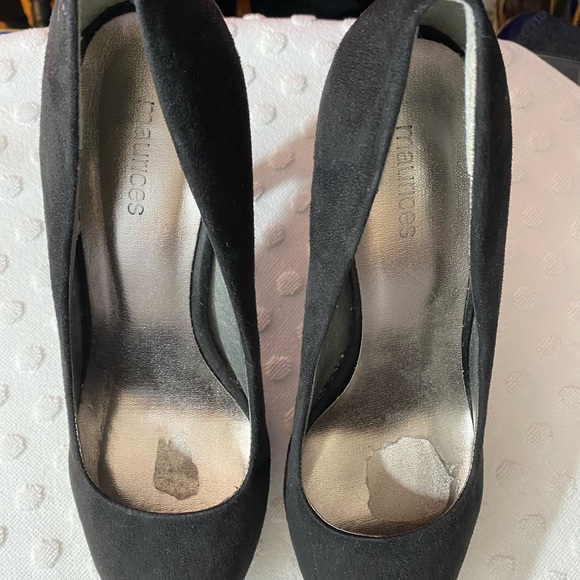 MAURICES Black Suede Platform pump - Picture 6 of 16